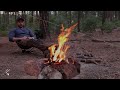 Solo Camping Adventure in Gloomy Forest, Relaxing | Camping ASMR