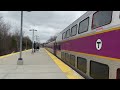 MBTA Train 1403 on the Fitchburg Line through Littleton/Route 495