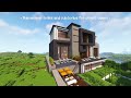 Minecraft | MODERN MANSION interiors [cinematic]