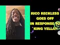 RICO RECKLESS GOES OFF ON KING YELLA😱😱 #kingyella #rap #viral #share #fypシ #tiktok #tiktokviral