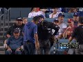 MLB | UMPIRE STRUCK in the MASK