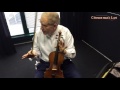 SHLOMO MINTZ BACKSTAGE WITH VESUVIUS STRAD