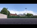 Backwards one foot slalom (power pulls) on inline skates