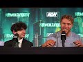 WILL OSPREAY HILARIOUS AEW REVOLUTION 2024 PRESS CONFERENCE!