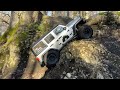 Scale run with 3 Axial SCX6 (Honcho and Jeep Wrangler JLU) 4K