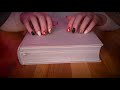 ASMR Gentle Tapping, Scratchy Tapping & Scratching Books (NO TALKING) Relaxing Sleep & Study Aid