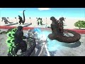 Evolved Godzilla Team Up Mechagodzilla Defeat Dark Kong and Shimo