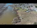 Flood Waters 2023 - Islands and Wilkin's Field upstream of Fredericton NB Canada