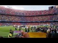 FC Barcelona vs FC Bayern Munich 2015 （Champions League semi-final Himno,Anthem）