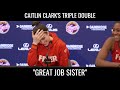 Aliyah Boston Cracks Caitlin Clark Up With Great Job Sister #caitlinclark