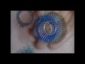 Circular Brick Stitch Earrings