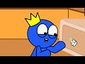 Rainbow Friends CHAPTER 3 - OH NO! Blue Can't Stop Snacking?! | 2D Animation