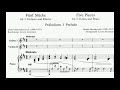 Dmitri Shostakovich/Levon Atovmyan - 5 Pieces for 2 violins and piano (audio + sheet music)