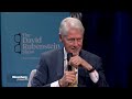 President Bill Clinton and Hillary Clinton on The David Rubenstein Show