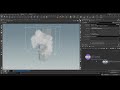 Houdini fracturing debris smoke