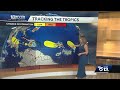 Tropical activity below normal levels as we head into peak hurricane season. Three Atlantic distu...