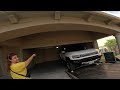 Towing a Hummer EV Out Of a Garage!