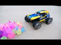 Experiment: Toy Truck vs Balloons
