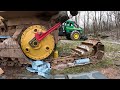 Installing a bulldozer sprocket