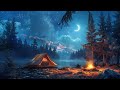 Sleep Piano Music & Campfire Sounds | Sleep Music, Relaxing Music, Fall Asleep (Jade)