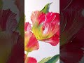 Painting flowers with acrylic is easy#flowers