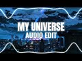 My univese - bts x coldplay [edit audio]