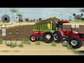 Swaraj Rescue Jhotta With Heavy Trolley Video ! Farming Simulator Game ! Mobile Games ! Risky Plays