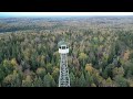 Aldina fire tower.  Just after all the best fall colors have blown off the trees.