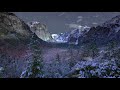 Blizzard in Yosemite| Howling wind and blowing snow for Relaxing| Study| Sleep| Winter Ambience