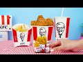 EASY Cooking Crispy Miniature Korean Fried Chicken and American Fried Chicken Idea in Mini Kitchen
