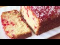 Coconut and Cherry Loaf Cake