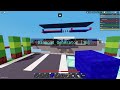 I Challenged a PRO To a GLITCHED LUCKYBLOCK RACE... (Roblox Bedwars)