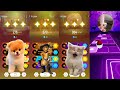 CUTE CATS vs DOGS | BABY SHARK - SHAKIRA WAKA WAKA TILES HOP EDM RUSH