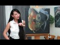 Baby Bat Painting Timelapse - Speed video