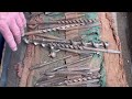 Vintage Tool haul restoration, die stock, army , snail brand, hammer
