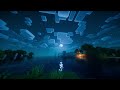 Minecraft | Starry Night Wave Ambience and Music 🌕 [relax and sleep]