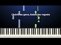 Vianney @renaud  - Maintenant Piano Cover Tutorial Paroles Karaoké