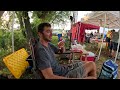 Roasting Sweet Corn At A Blues Festival