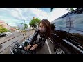 【Part 2】Scenic motorcycle trip in Japan (4K) | venus line | Japanese  | Ninja400 | insta360 |