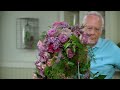 Cascading Bridal Bouquet with Japanese Garden Roses by J Schwanke