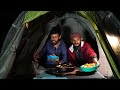 Night Camping In Rain & Cold Weather | Rain Camping In Forest India | Camping In Uttarakhand Forest