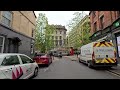 Downtown Manchester, England 4K Drive United Kingdom