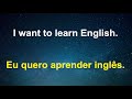 Learn Portuguese While You Sleep // Learn Portuguese 130 BASIC Phrases \\  Subtitles
