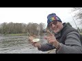 THAMES FISHING THE WHIP IN WINTER