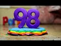 Numbers 1-100 in Clay (Stop Motion)