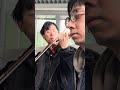 I met a violinist and played La Campanella at the train station!