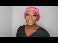 How I Wrap My Relaxed Hair ♡