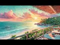 【Relaxing music】60 minutes LOFI sound | Awaking early in the morning at the resort beach