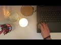 Set up my study area with me ASMR! 🤍 Candles, water and tea! ✨Study session 20