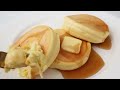Fluffy and Delicious Japanese street food! $1 Cheap ingredients! Easy homemade Souffle pancake